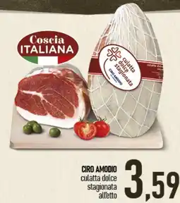 Ciro Amodio CIRO AMODIO culatta dolce stagionata offerta