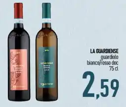 Ciro Amodio LA GUARDIENSE guardiolo bianco/rosso doc offerta