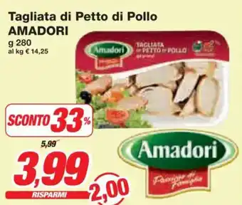 Prix Quality Tagliata di Petto di Pollo AMADORI offerta
