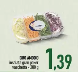 Ciro Amodio CIRO AMODIO insalata gran poker vaschetta offerta