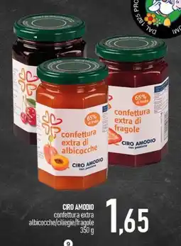 Ciro Amodio CIRO AMODIO confettura extra albicocche/ciliegie/fragole offerta