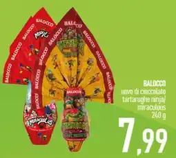 Ciro Amodio BALOCCO uovo di cioccolato tartarughe ninja/ miraculous offerta