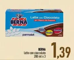 Ciro Amodio BERNA latte con cioccolato offerta