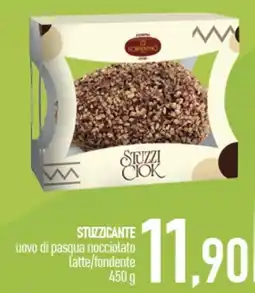 Ciro Amodio STUZZICANTE uovo di pasqua nocciolato latte/fondente offerta