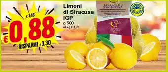 Prix Quality IGP Limoni di Siracusa 500g offerta