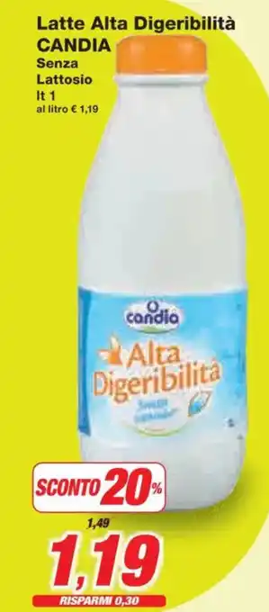 Prix Quality Latte Alta Digeribilità CANDIA offerta
