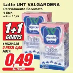 Prix Quality Latte UHT VALGARDENA Parzialmente Scremato offerta