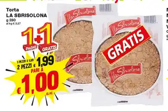 Prix Quality La Sbrisolona Torta 280g + 1 Gratis offerta