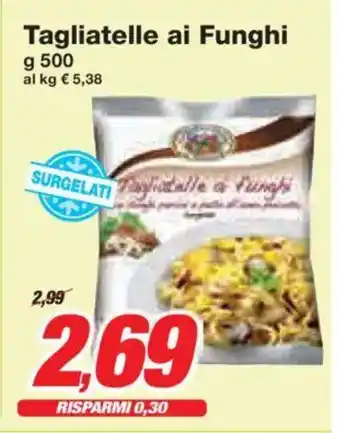 Prix Quality Tagliatelle ai Funghi offerta