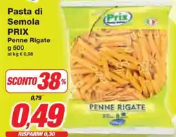 Prix Quality Pasta di Semola PRIX Penne Rigate offerta