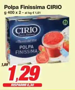 Prix Quality Polpa Finissima CIRIO offerta