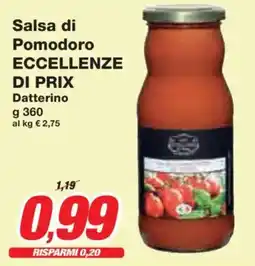 Prix Quality Salsa di Pomodoro ECCELLENZE DI PRIX offerta