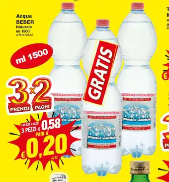 Beber Acqua Naturale 1500ml