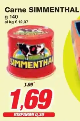 Prix Quality Carne SIMMENTHAL offerta
