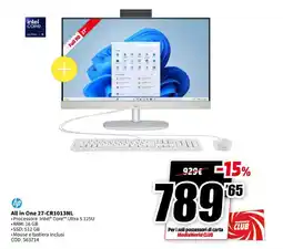 MediaWorld hp All in One 27-CR1013NL offerta