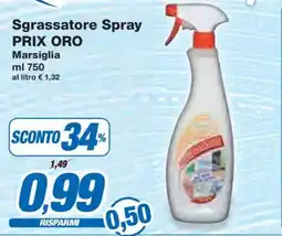 Prix Quality Sgrassatore Spray PRIX ORO offerta