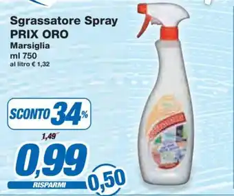 Prix Quality Sgrassatore Spray PRIX ORO offerta
