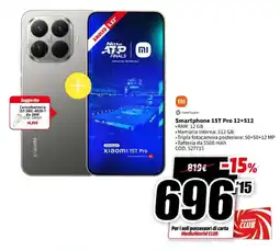 MediaWorld Smartphone 15T Pro 12+512 offerta