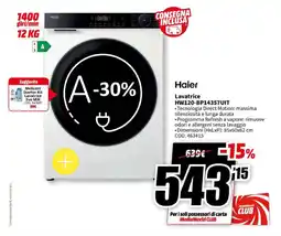 MediaWorld Haier Lavatrice HW120-BP14357UIT offerta