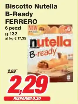 Prix Quality Biscotto Nutella B-Ready FERRERO offerta