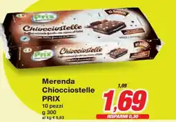 Prix Quality Merenda Chiocciostelle PRIX offerta