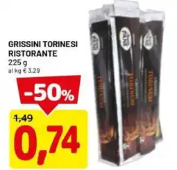 DPiù Grissini torinesi ristorante offerta