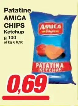 Prix Quality Patatine AMICA CHIPS Ketchup offerta
