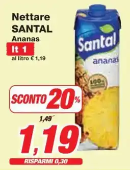 Prix Quality Nettare SANTAL Ananas offerta