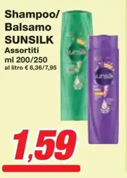 Prix Quality Shampoo/ Balsamo SUNSILK offerta
