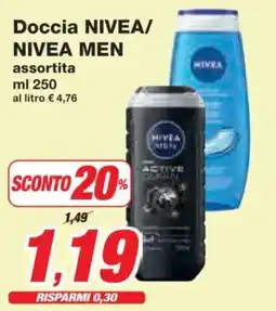 Prix Quality Doccia NIVEA/ NIVEA MEN offerta