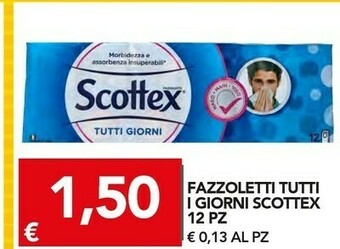 TuoDi Fazzoletti tutti i giorni 12 pz offerta