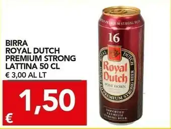 TuoDi Birra premium strong lattina 500 ml offerta