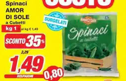 Prix Quality Spinaci AMOR DI SOLE a Cubetti offerta
