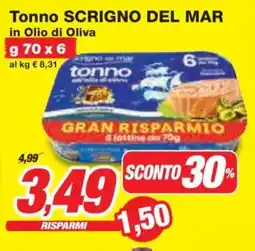 Prix Quality Tonno SCRIGNO DEL MAR in Olio di Oliva offerta