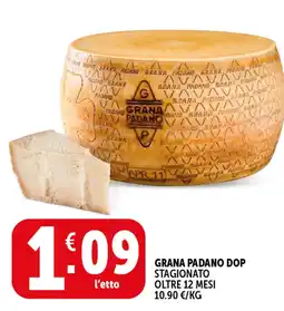 Deco Supermercati Grana padano dop stagionato oltre 12 mesi offerta