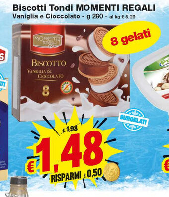 Prix Quality Momenti Regali Biscotti Tondi 280g offerta