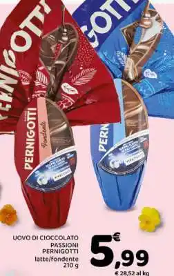 Conad UOVO DI CIOCCOLATO PASSIONI PERNIGOTTI offerta