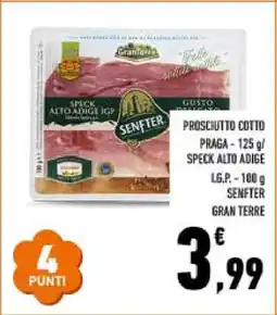 Conad PROSCIUTTO COTTO PRAGA / SPECK ALTO ADIGE offerta