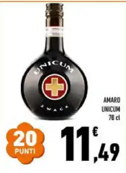 Conad AMARO UNICUM 70 cl offerta