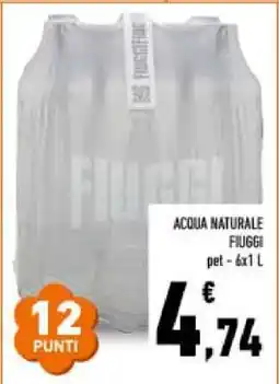 Conad ACQUA NATURALE FIUGGI offerta