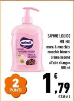 Conad SAPONE LIQUIDO MIL MIL offerta