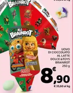 Conad UOVO DI CIOCCOLATO AL LATTE DOLCE & TOYS BRAINROT offerta