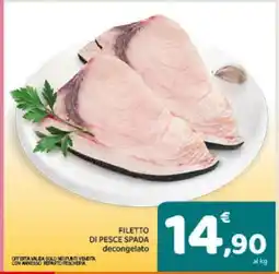 Conad Filetto di Pesce Spada offerta