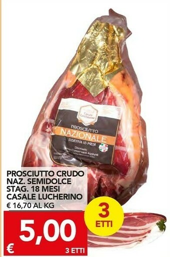 TuoDi Prosciutto crudo offerta