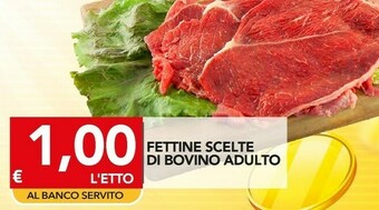 TuoDi Fettine scelte di bovino adulto offerta