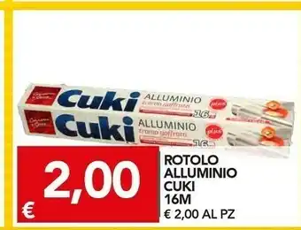 TuoDi Cuki rotolo alluminio offerta