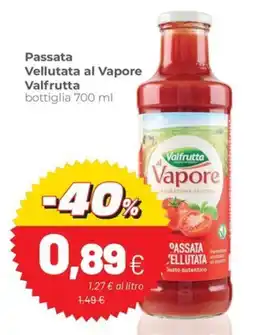 Coop Passata Vellutata al Vapore Valfrutta offerta
