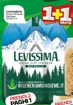 Crai Levisssima Acqua Minerale Naturale offerta