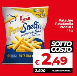 Ipercoop Patatine PataSnella PIZZOLI offerta