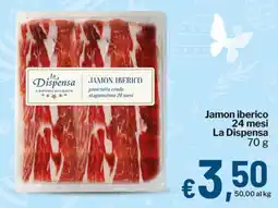 Qui Discount Jamon iberico 24 mesi La Dispensa offerta